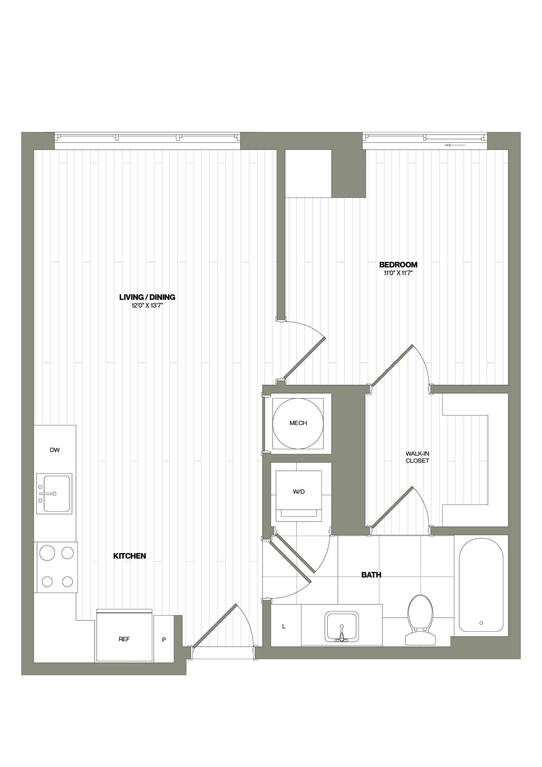 Floor Plan Image of Apartment Apt LP-12